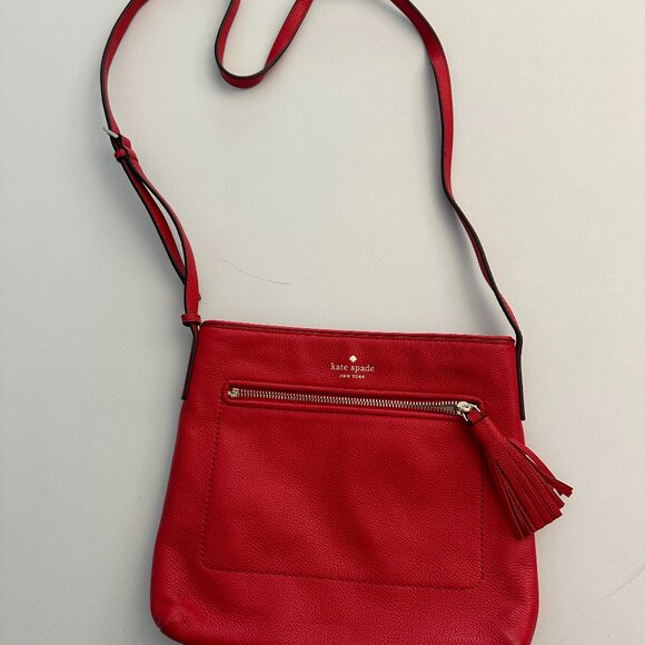 Kate Spade Red Crossbody Bag - Picture 1 of 9